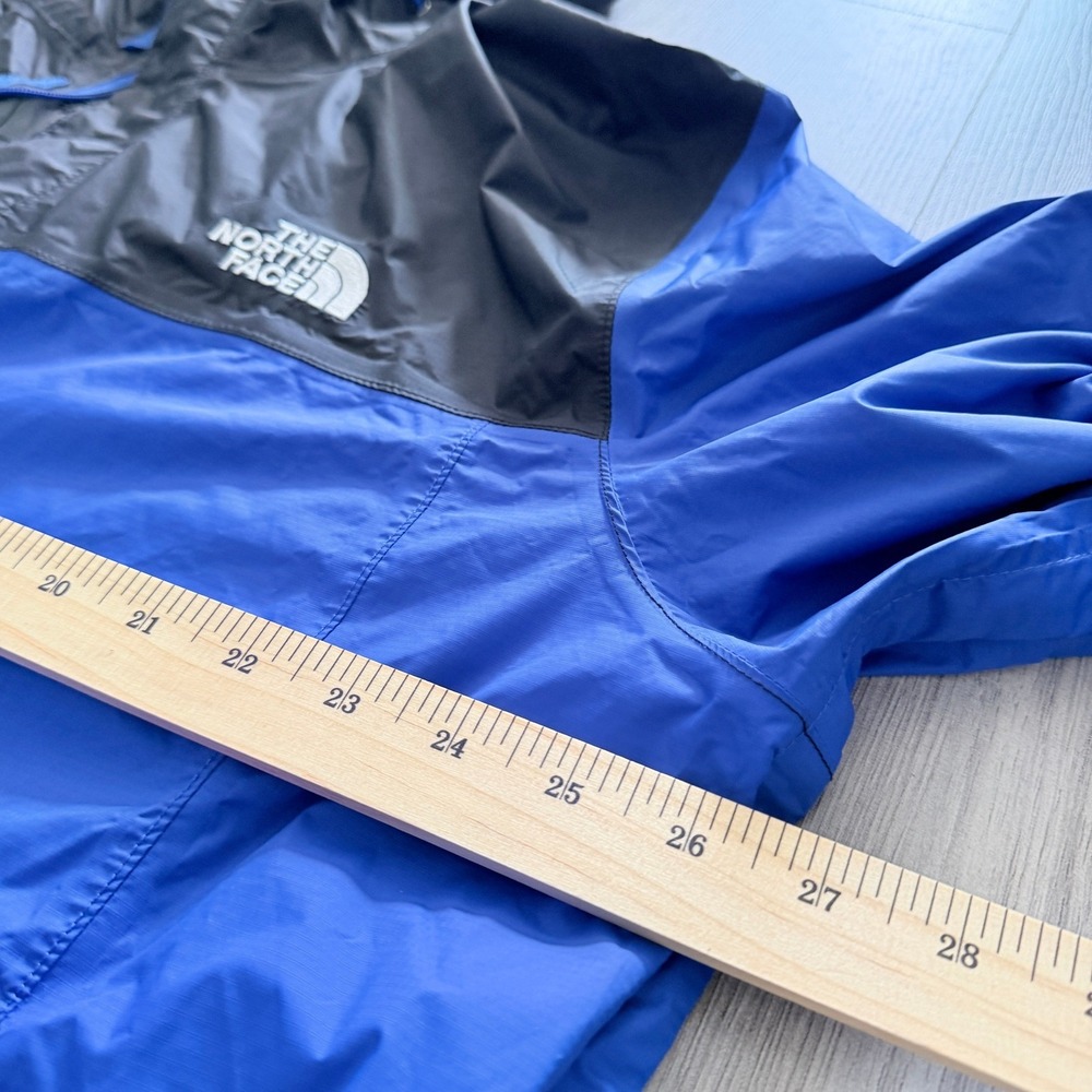 The North Face DryVent Rain Jacket Mens XL Blue Hooded Waterproof Shell - Picture 8 of 10